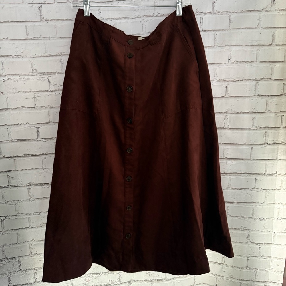 Universal Thread Faux Suede A-Line‎ Skirt